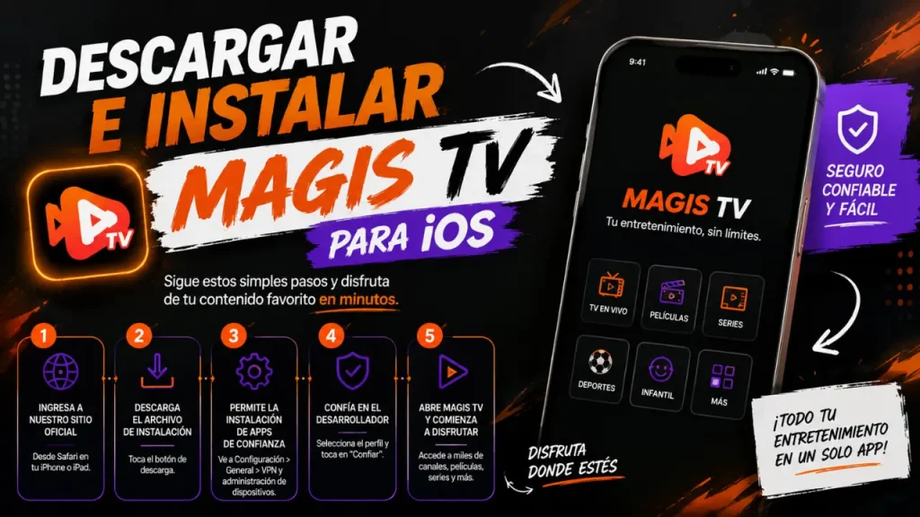 Descargar e Instalar Magis TV para iOS
