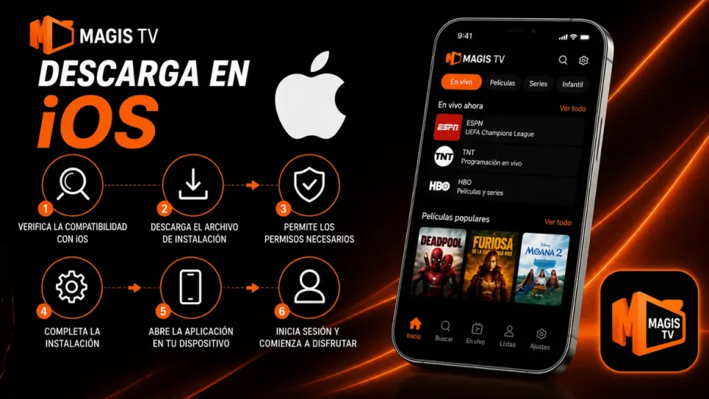 Magis Tv Descargar en iOS